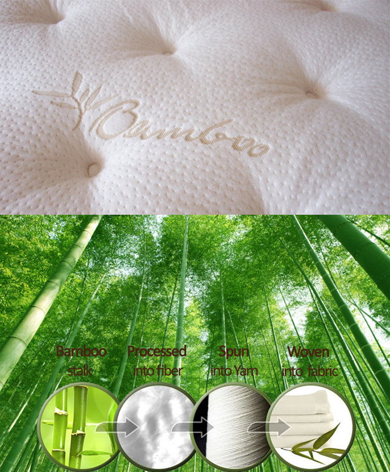 Eco mattress with bamboo fabric cover