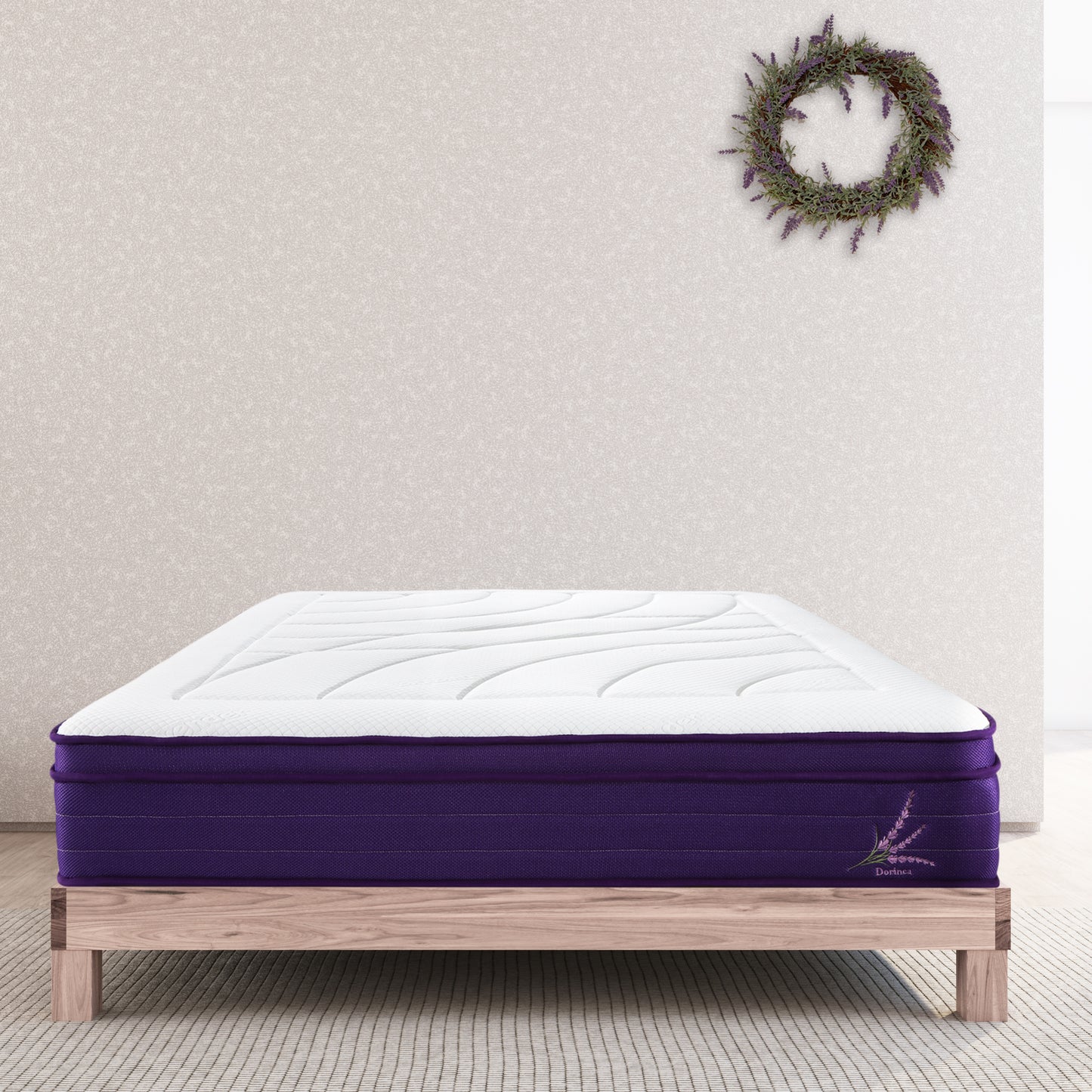 Lavender Infused Gel Memory Foam SpringMattress King Size (Demo Clearance 50% Off)