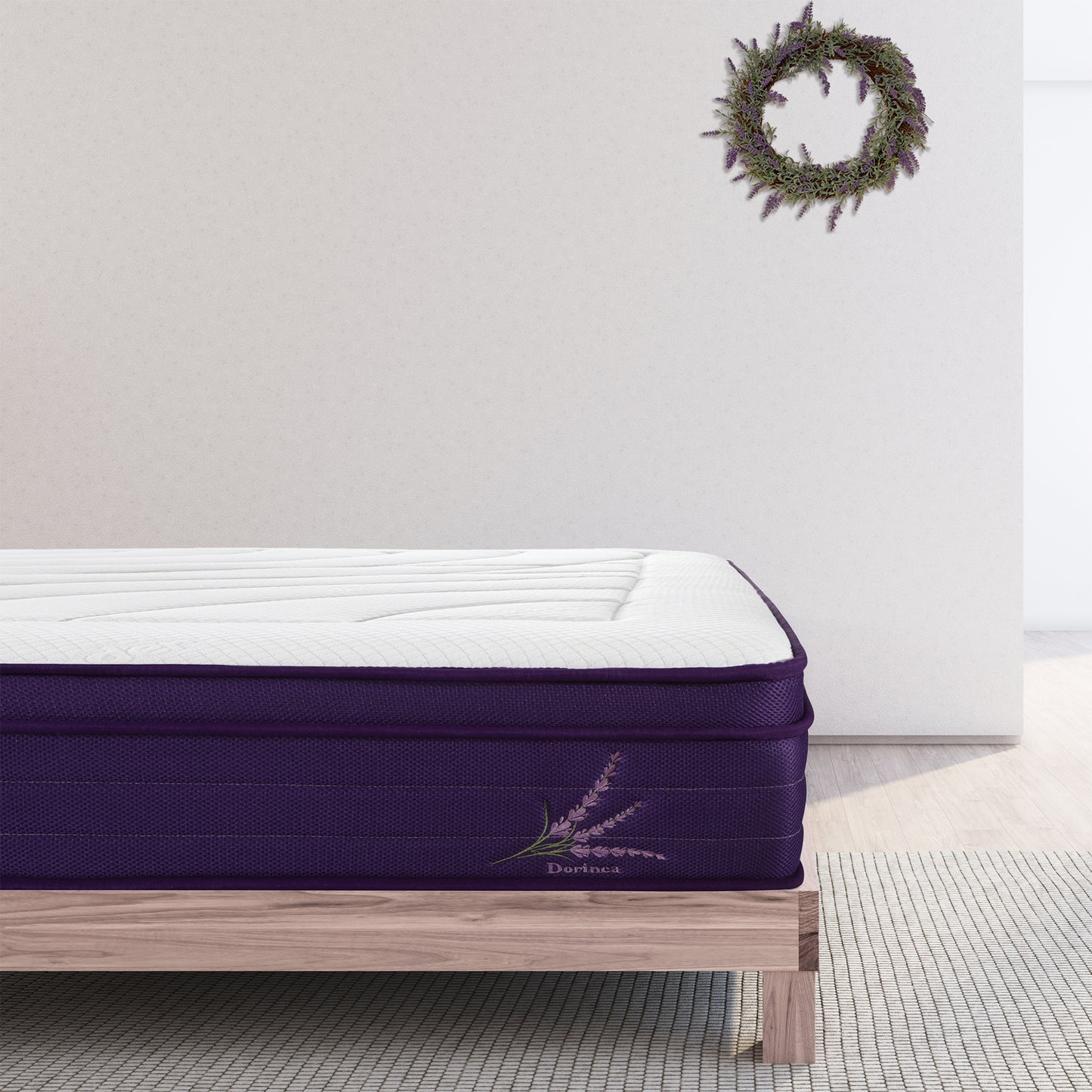 Lavender Infused Gel Memory Foam SpringMattress King Size (Demo Clearance 50% Off)