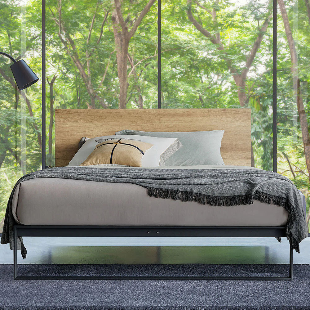 Dorinca Sturdy Heavy Duty Metal Wooden Bed Frame Queen King DORINCA